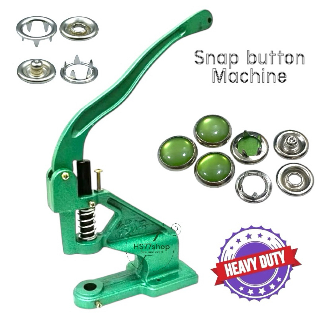 mesin butang ketip/ Snap Machine button/ press machine / eyelet mesin ...