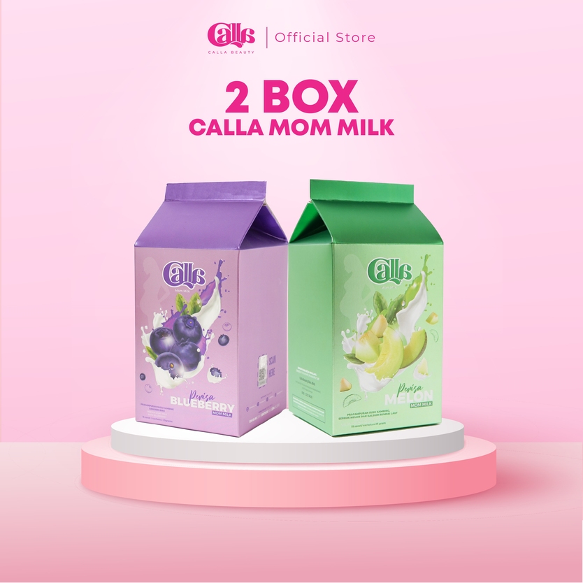 CALLA MOM MILK by Calla Beauty Kombo Sebulan 2 Box (30 Sachet) x 25g HB ...
