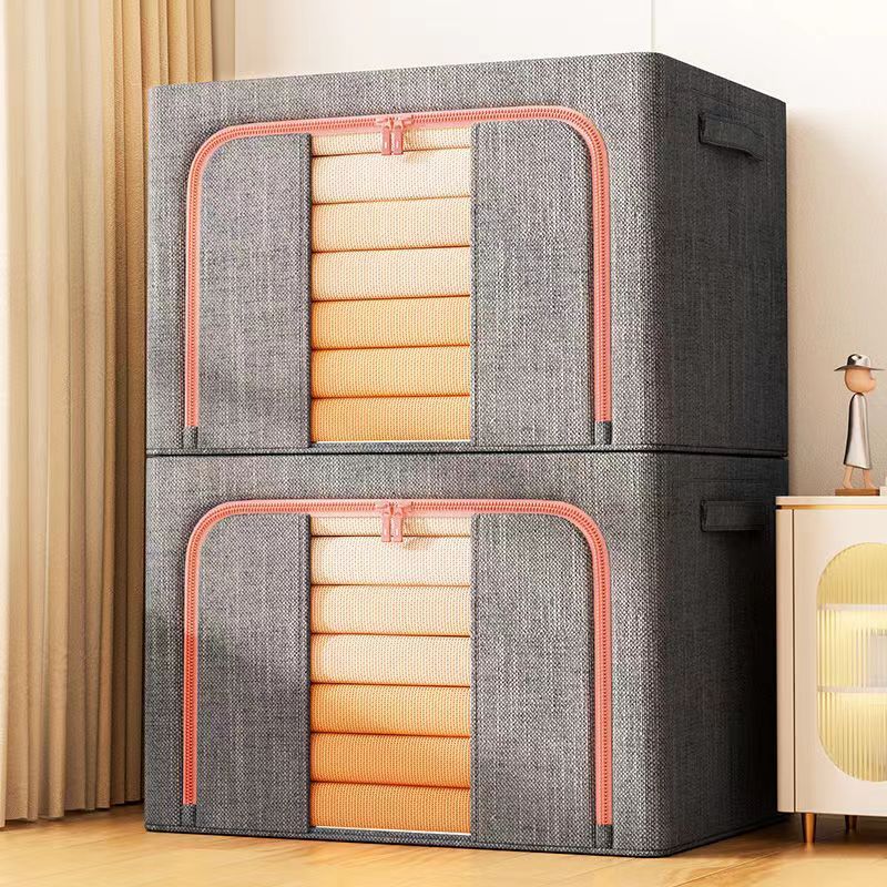 24L/66L/100L Foldable Storage Box Clothes Storage Bins With Lids ...