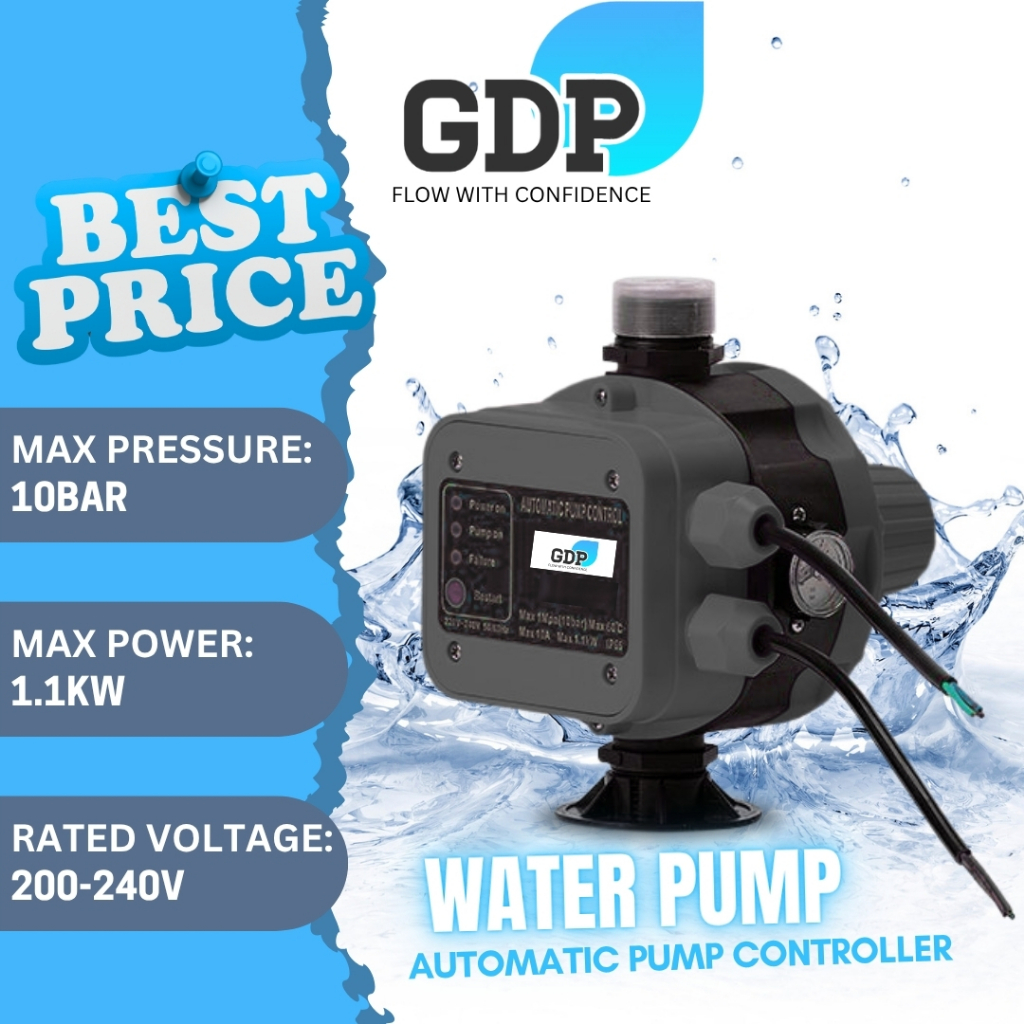 ️READY STOCK ️ GDP (GPC-19) Automatic Pump Controller (1.5HP) Auto ...