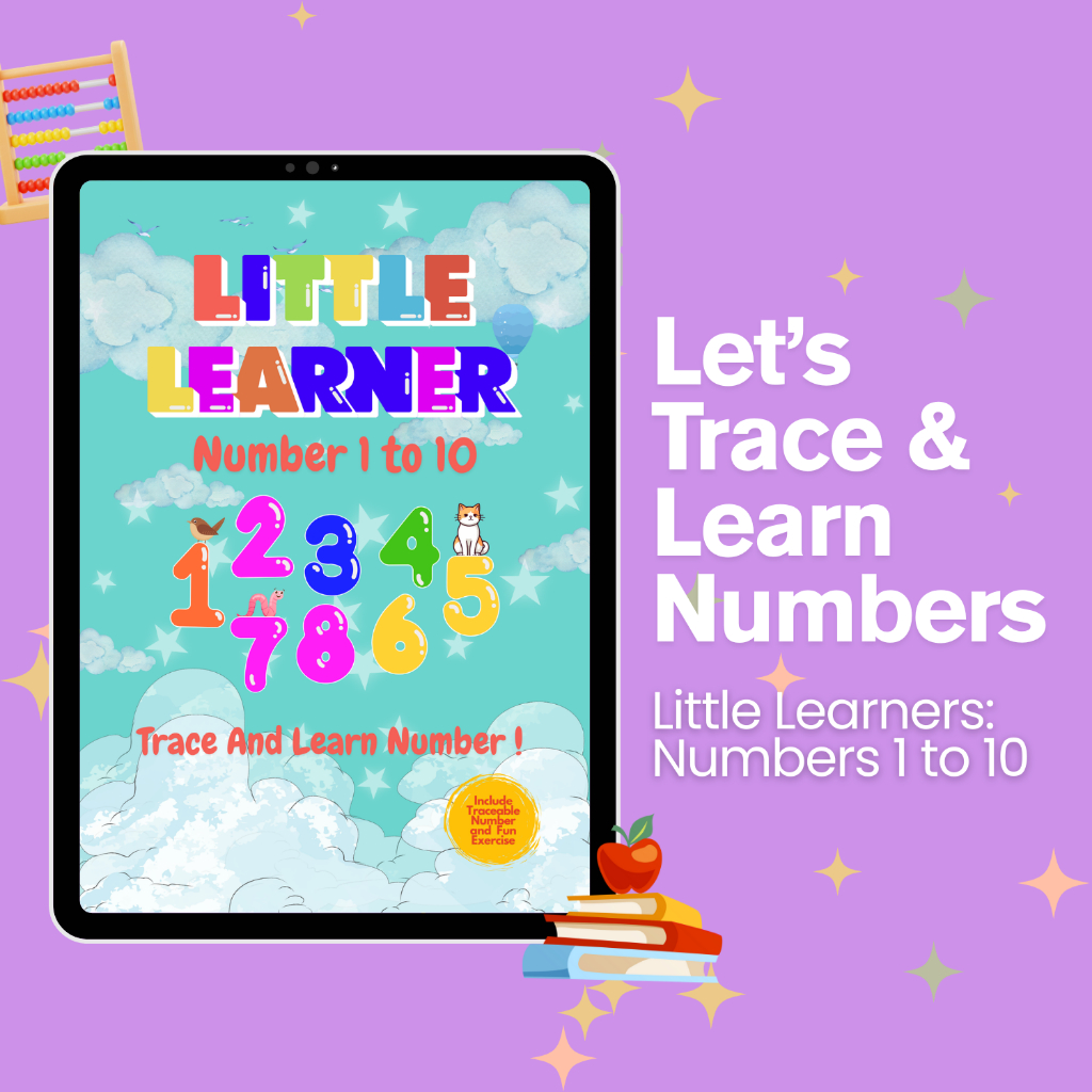 Little Learners: Numbers 1 to 10 - Trace And Learn Number | Shopee Malaysia