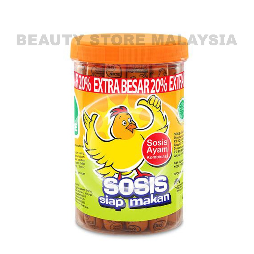 SO NICE SOSIS SIAP MAKAN RASA AYAM HALAL | Shopee Malaysia