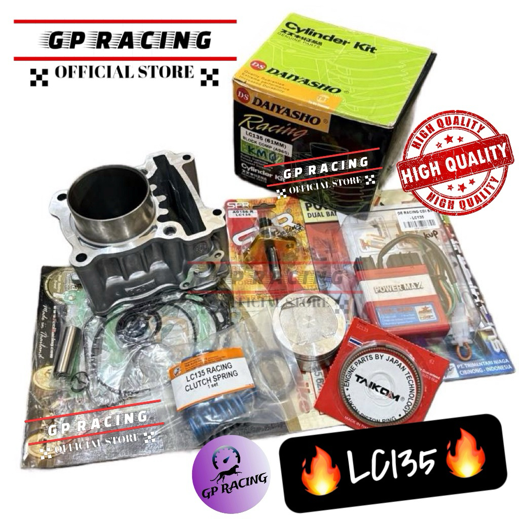 Combo Lc135 Racing Spec 60mm/61mm/62mm/ BLOCK with piston comp set and ...