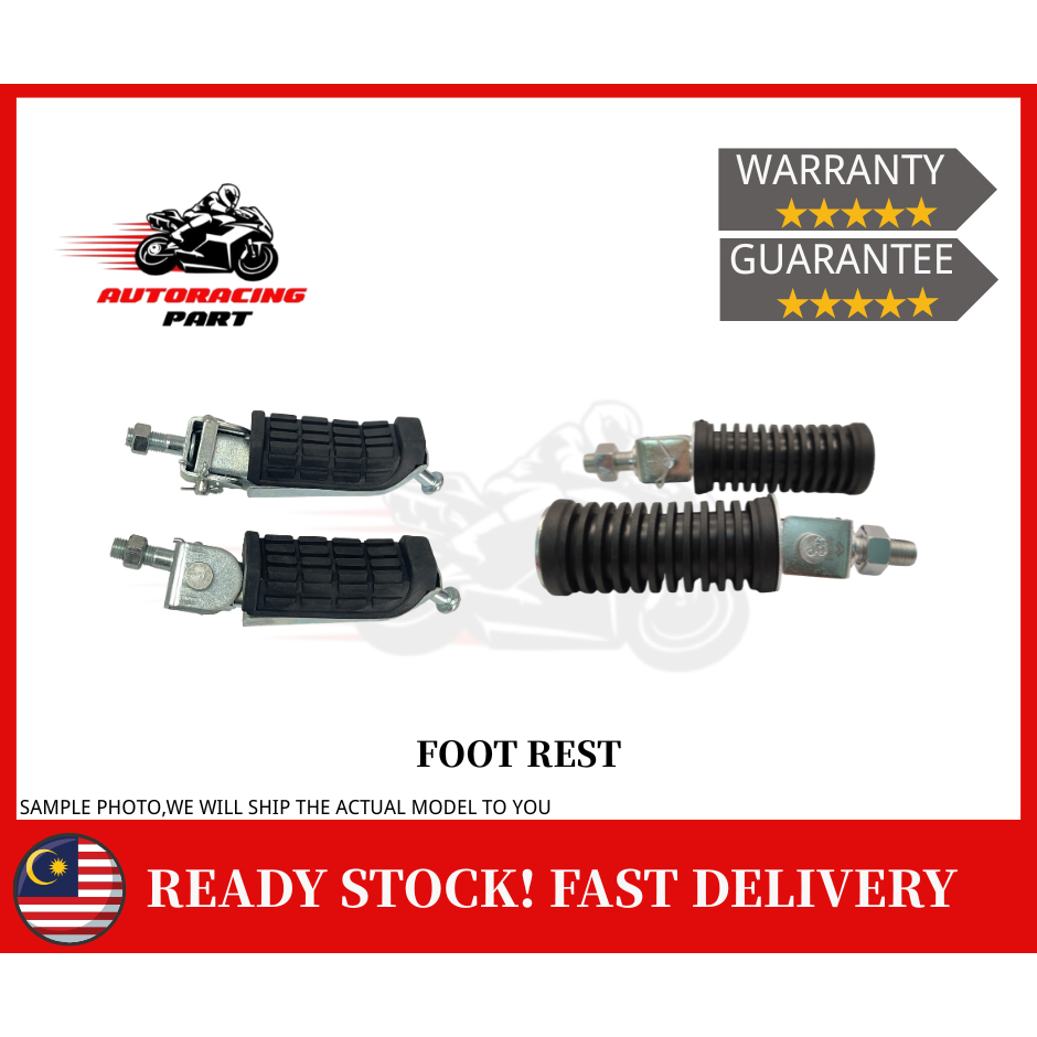 KRISS110/ RXZ/ RG/ RC80 AKIRA ORIGINAL FOOT REST OEM QUALITY | Shopee ...