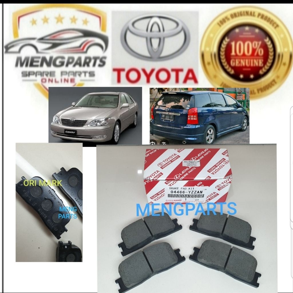 ORIGINAL TOYOTA CAMRY ACV30 ACV31 WISH ANE10 ZNE10 ZGE20 ZGE21 CALDINA ...