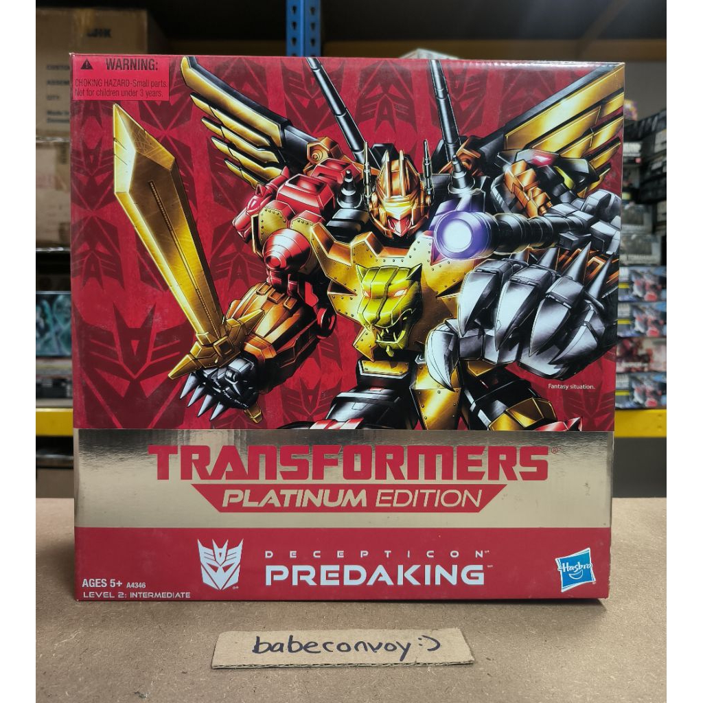 Hasbro Transformers Platinum G1 Predaking MISB | Shopee Malaysia