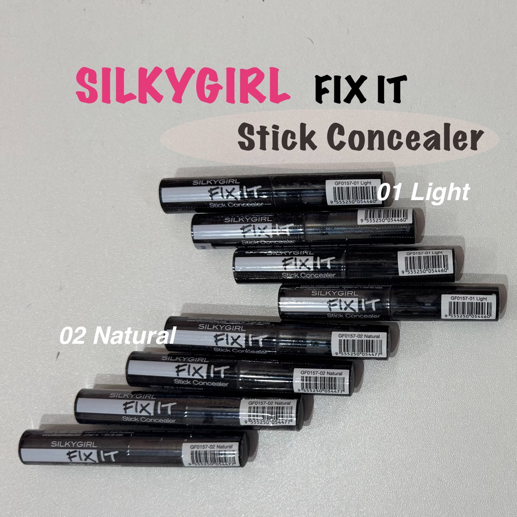 [READY STOCK] SILKYGIRL FIX IT Stick Concealer 2g (Light/Natural ...