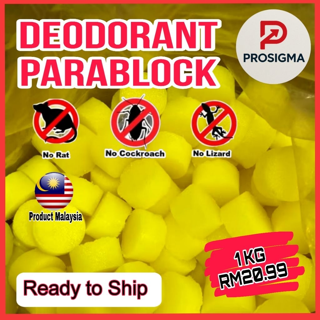 Para Block Deodorant Block Toilet 1KG Ubat Gegat Tandas Serai Wangi 臭丸 ...