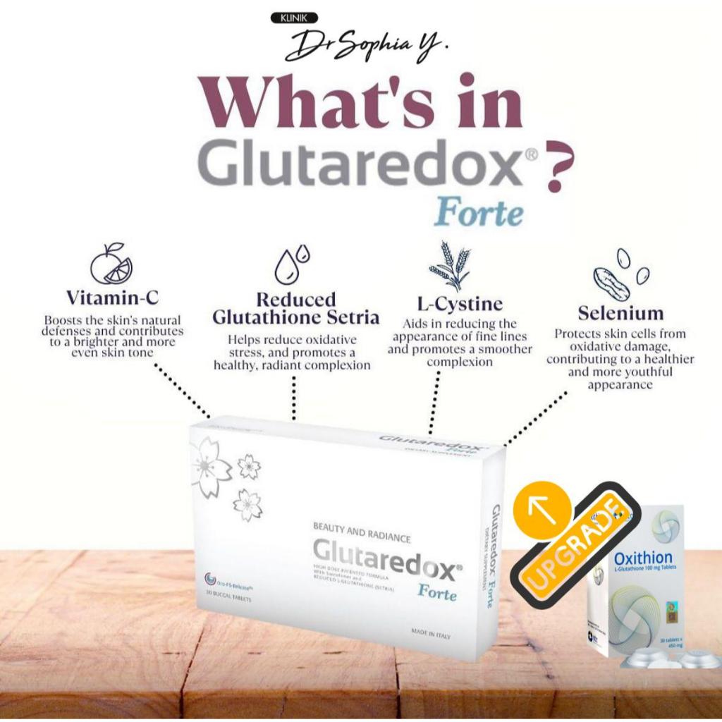 glutaredox l-glutathione Compresse Orosolubili 30 pz Glutaredox, 30 Capsules, Glutathione and
