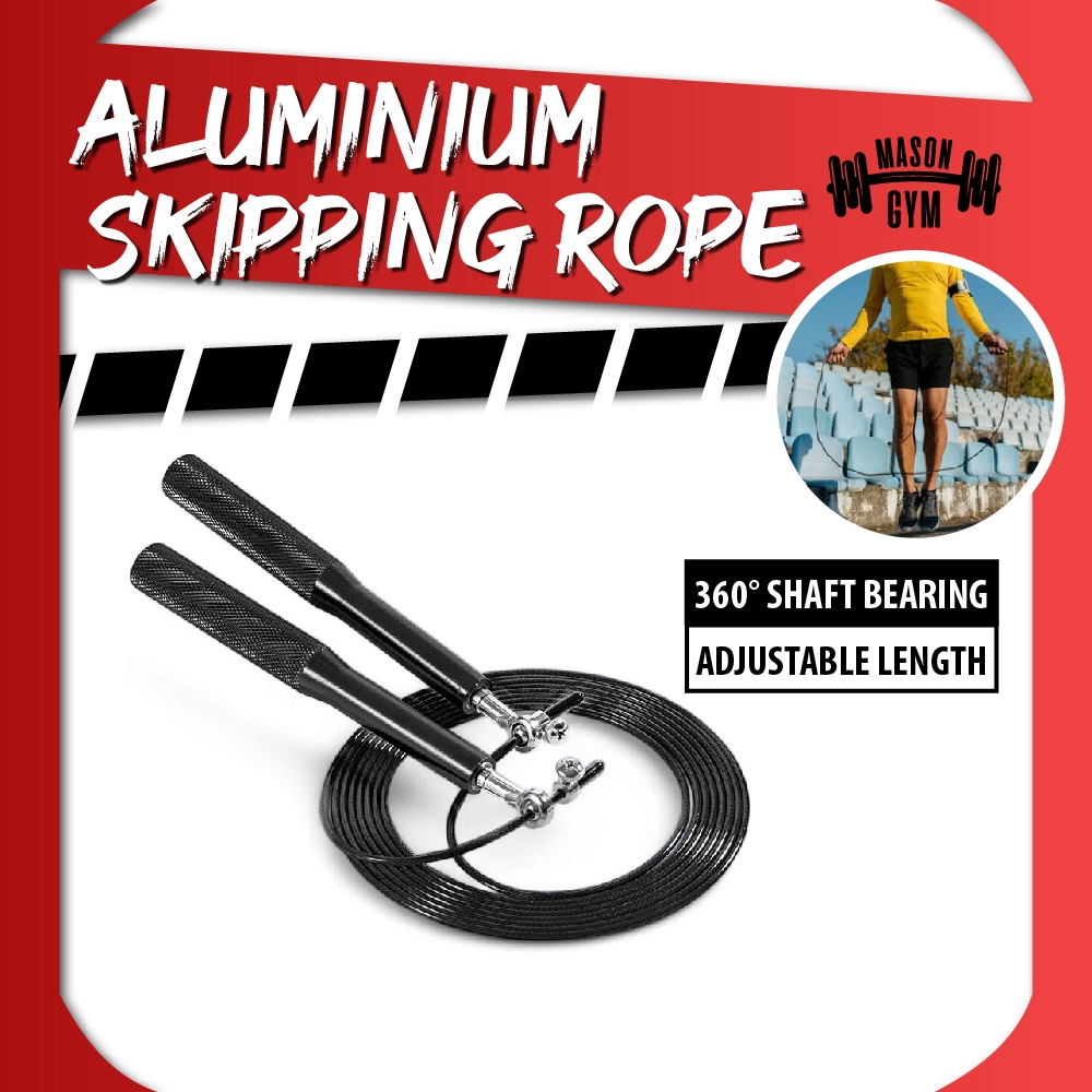 Aluminium Steel Speed Skipping Rope Tali Lompat Aluminum Steel Alloy ...