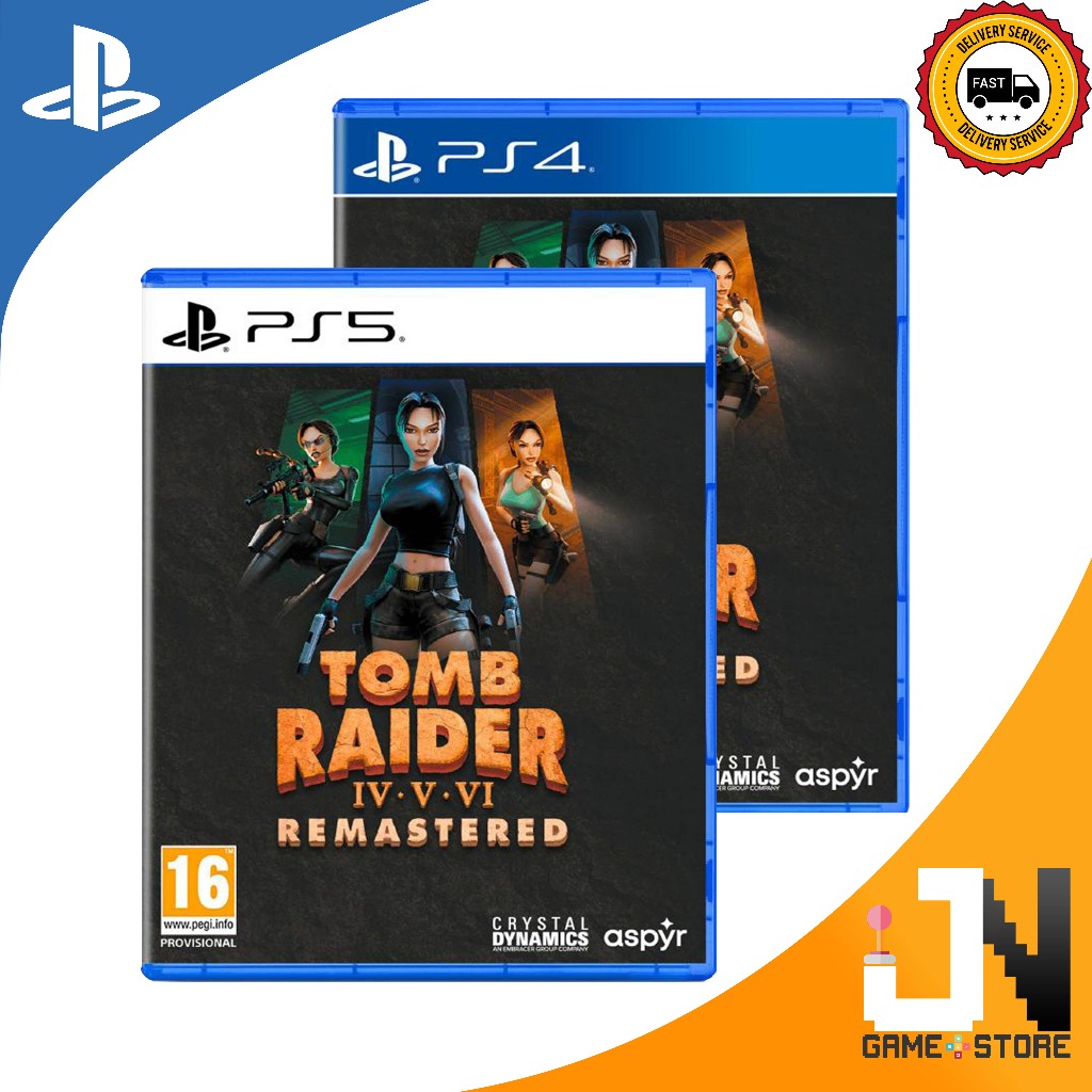 Tomb Raider IV-V-VI Remastered (Lara Croft) PS5 - Version EU Multilingue NEUVE Scellée