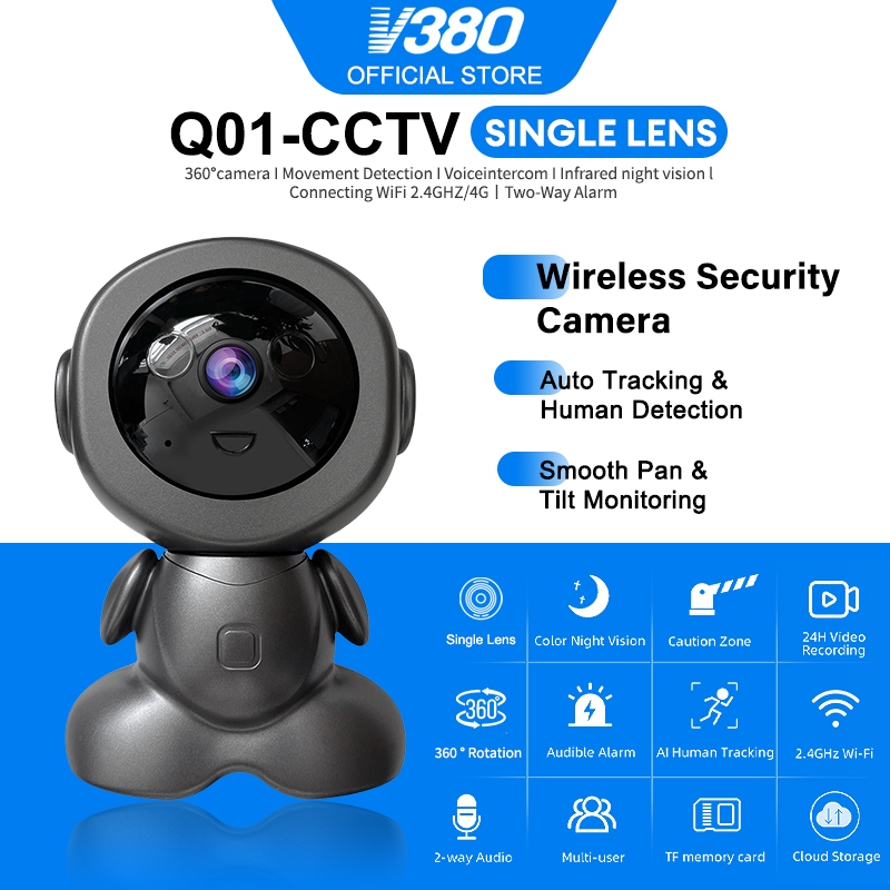 Security Cameras Single Wifi Camera Dual Lens} Security Cameras