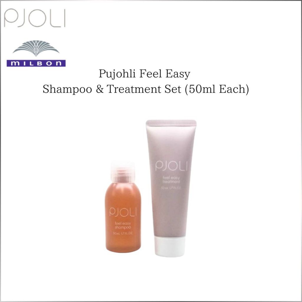Milbon PJOLI Feel Easy Shampoo & Treatment Travel Size 50ml From