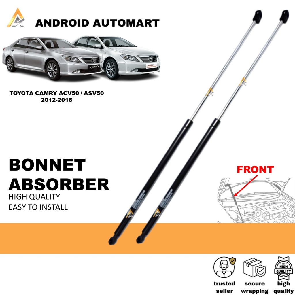 Warranty Toyota Camry ACV50/ASV50 Front hood absorber FRT bonnet damper ...