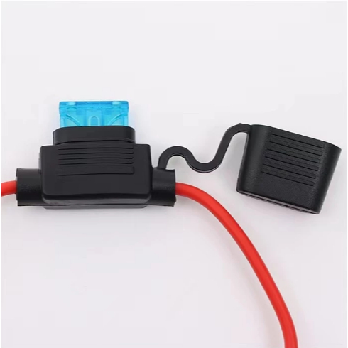Car Fuse Holder 12V Mini Blade GRA Power Socket Ceramic Wiring Fuse Box ...