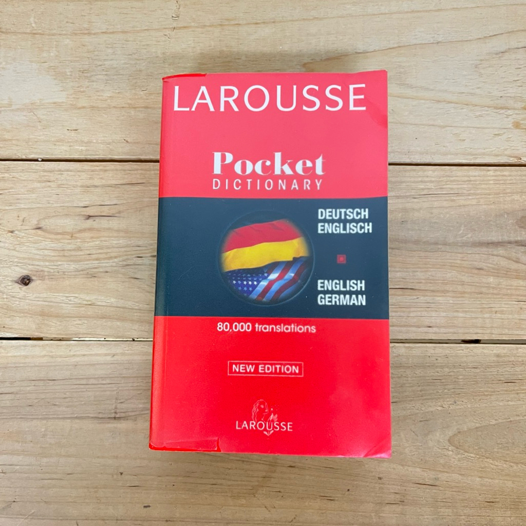 Larousse Pocket Dictionary Deutsch-English (Preloved) | Shopee Malaysia