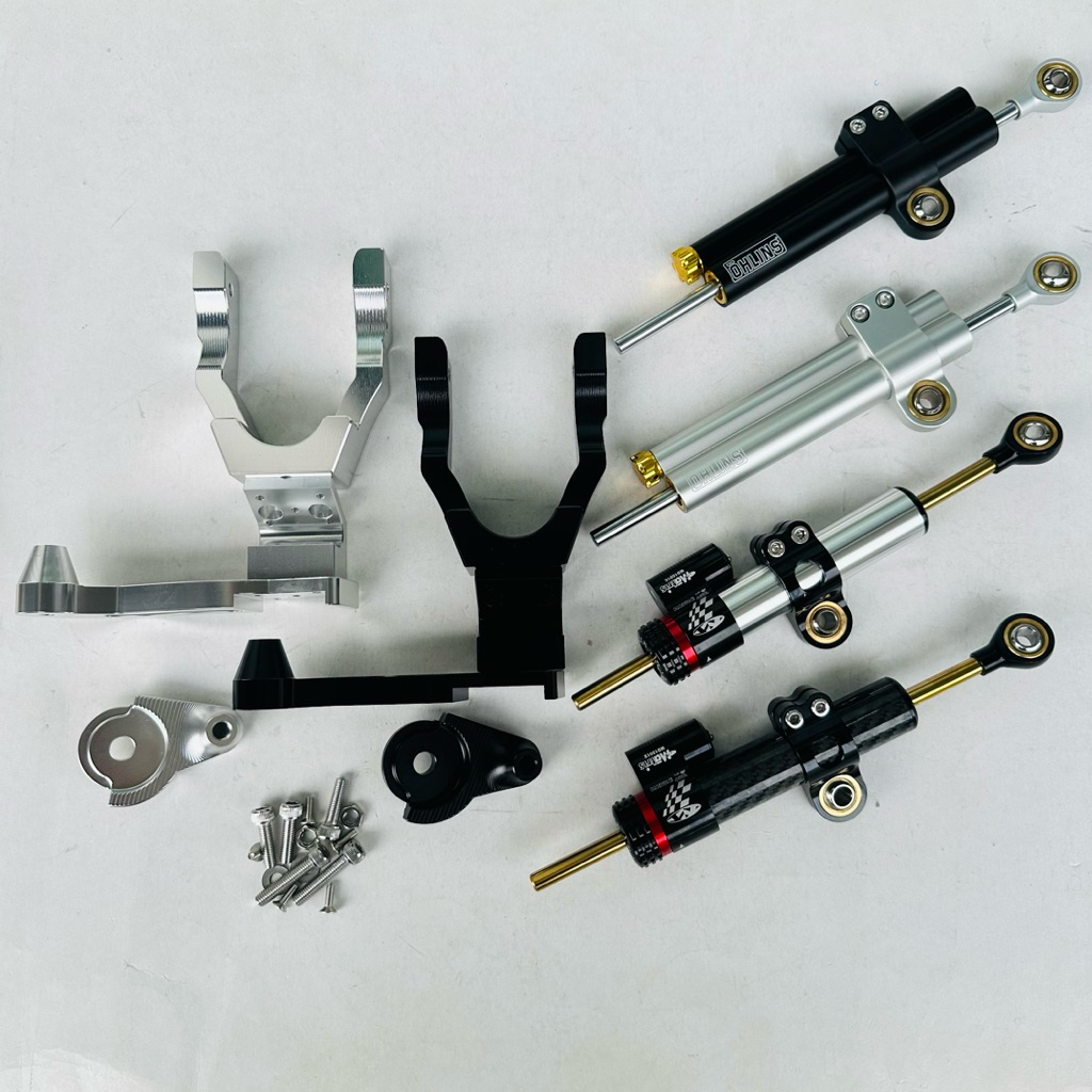 YAMAHA RXZ Damper Bracket Siap Ohlins Matris Steering Damper Just Plug ...