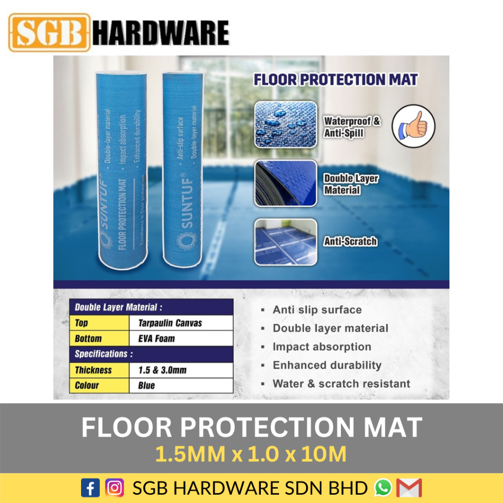 1.5mm l 3mm Floorgard Mat Underlay for Interlocking Flooring SPC ...