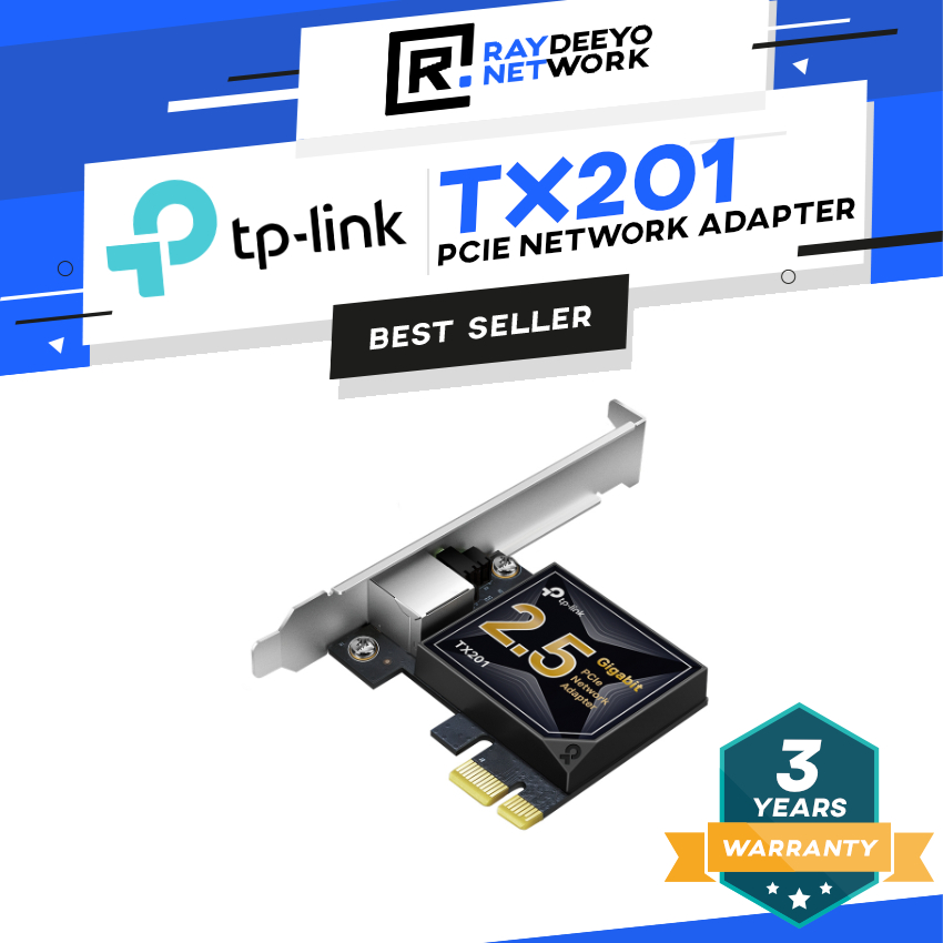 TP-LINK TX201 2.5 Gigabit PCI Express Network Adapter | Shopee Malaysia