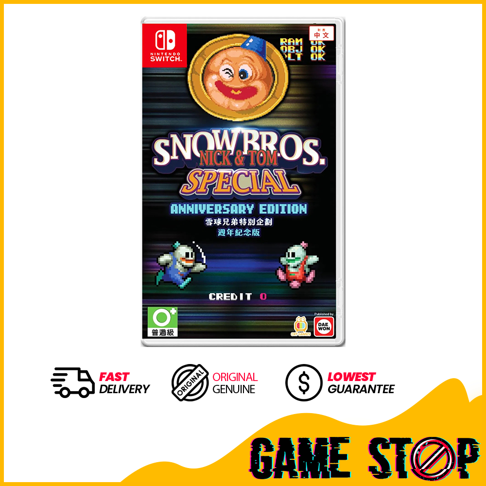 Snow Bros. Nick & Tom Special - Nintendo Switch, édition Limited Run, Neuf