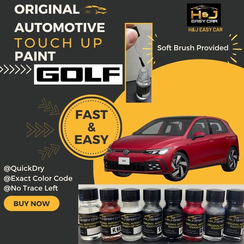 VOLKSWAGEN GOLF Automotive Original COLOR CODE Touch Up Paint 10ML ...