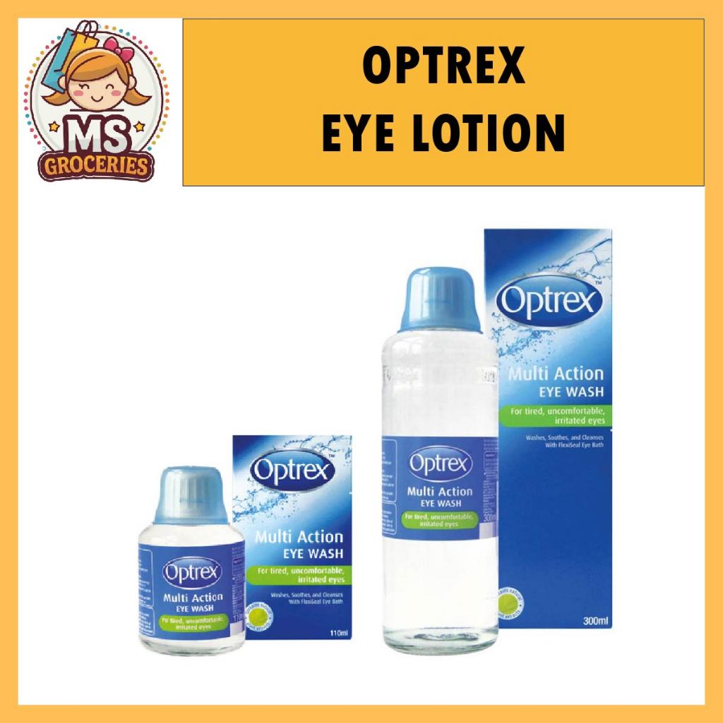 Optrex Multi Action Eye Wash/Lotion 110ml/300ml | Shopee Malaysia