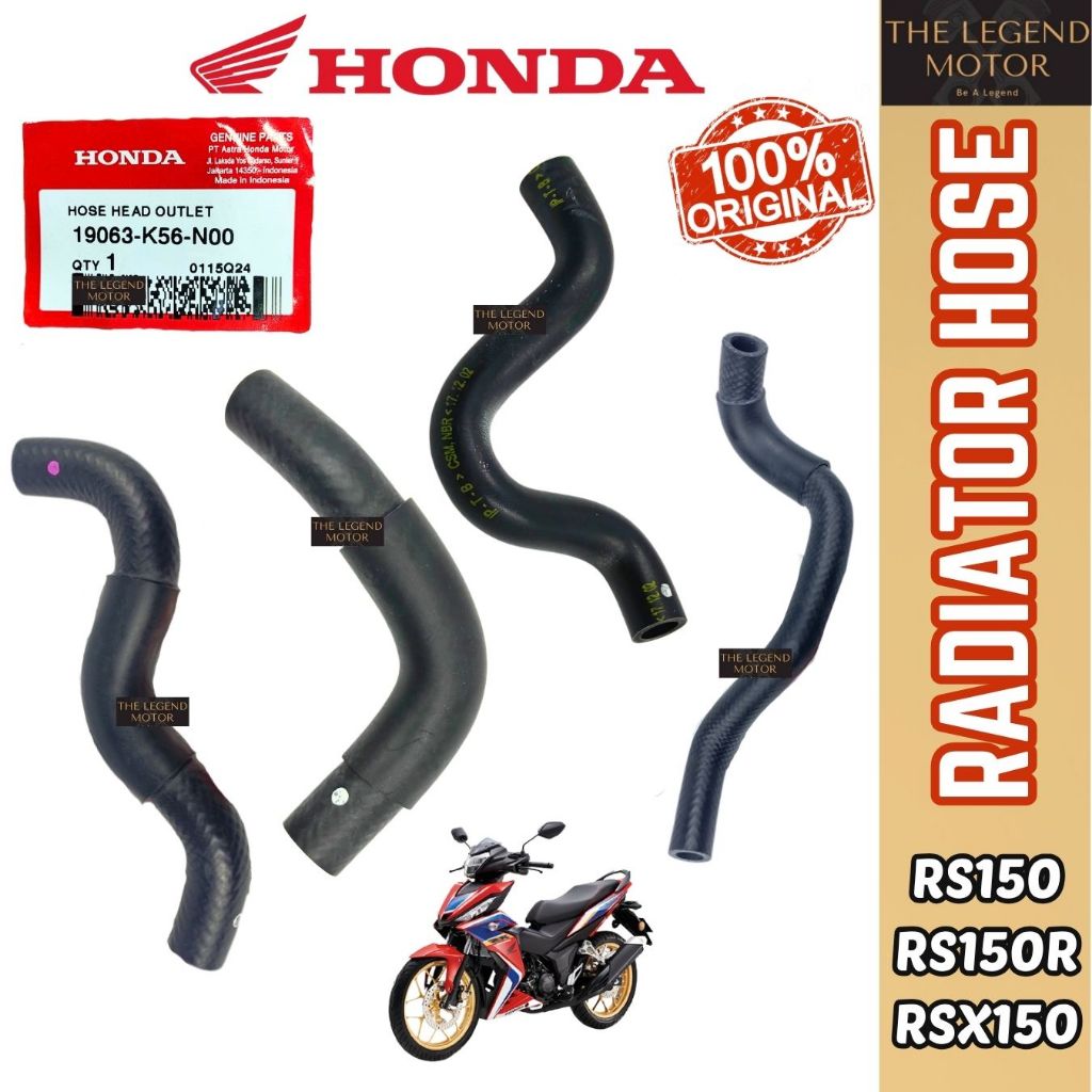 RS150R RS150 RS 150 RSX150 RSX Radiator Hose Pipe Inlet Outlet Coolant ...