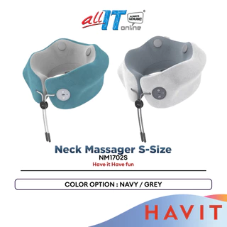 Havit Neck Massager S-Size | Alat Urut Leher Saiz-S Biru Tua（Navy) / Kelabu(Grey)
