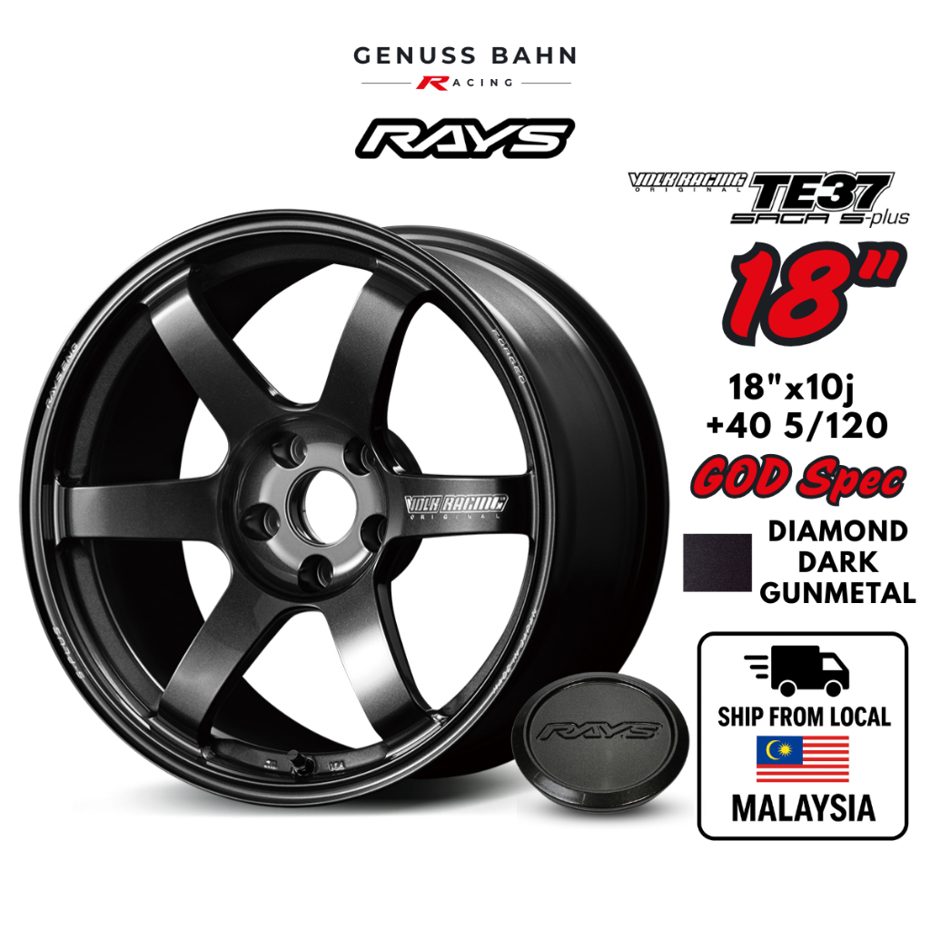FL5 / FK8 Sport Rim RAYS TE37 Saga S-Plus 18