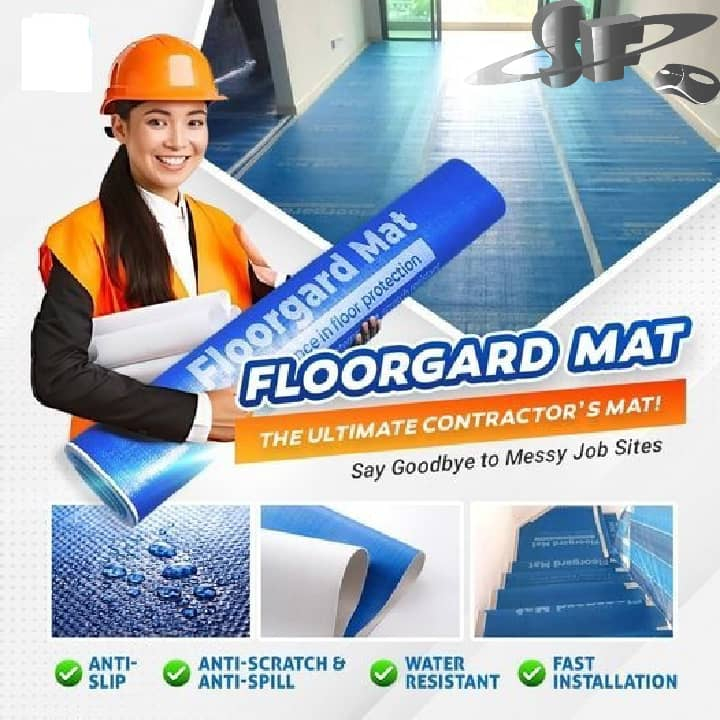 1.5MM*1M*10M FLOOR PROTECTION MAT, CATER FOR HOUSE AND OFFICE ...