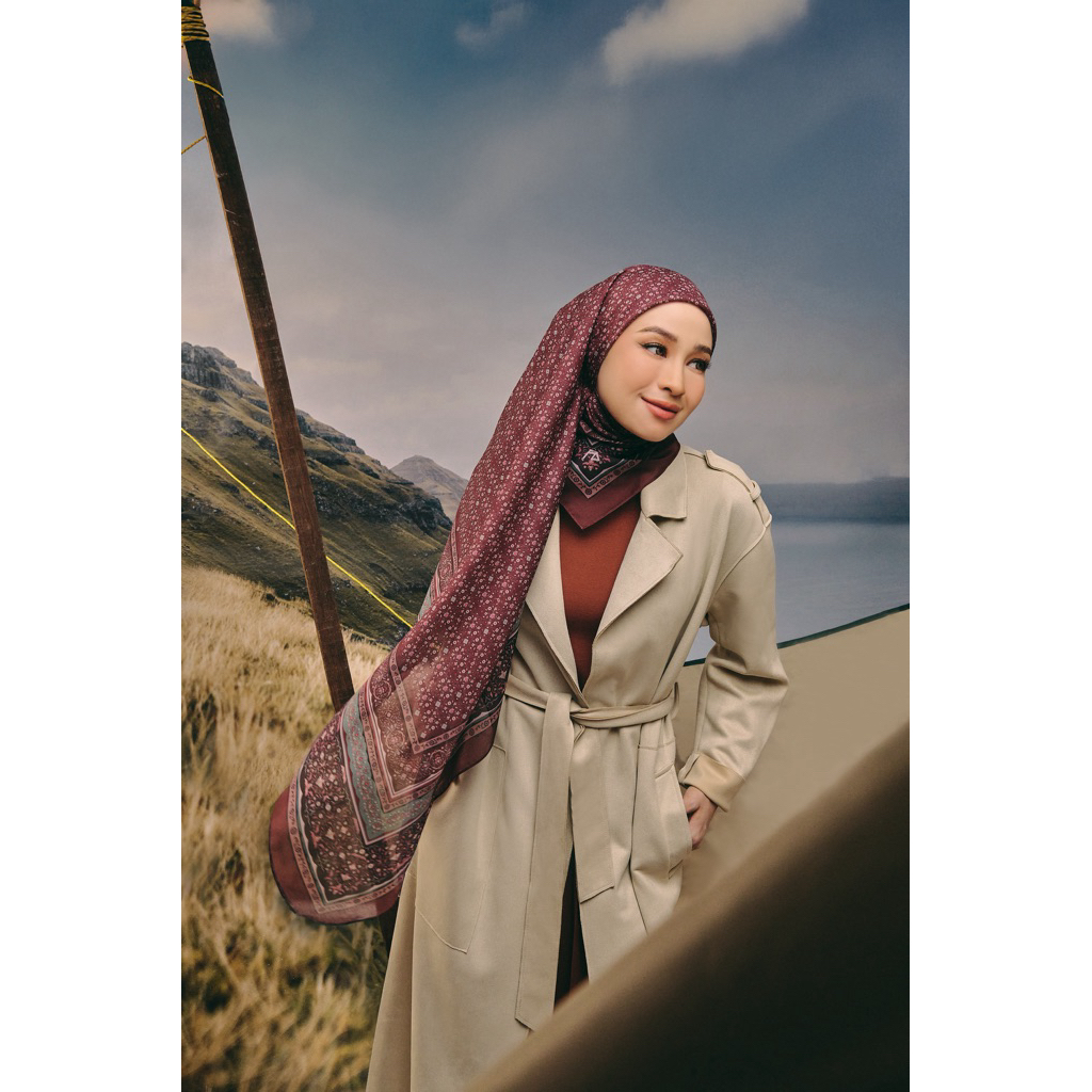 AMEERAZAINI TUDUNG BAWAL PRINTED BIDANG 47