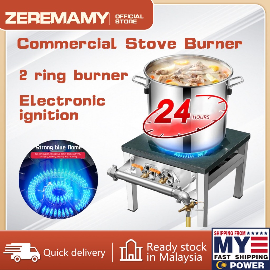 Commercial Desktop Single Burner Gas Stove Fierce Fire Gas Cooker ...