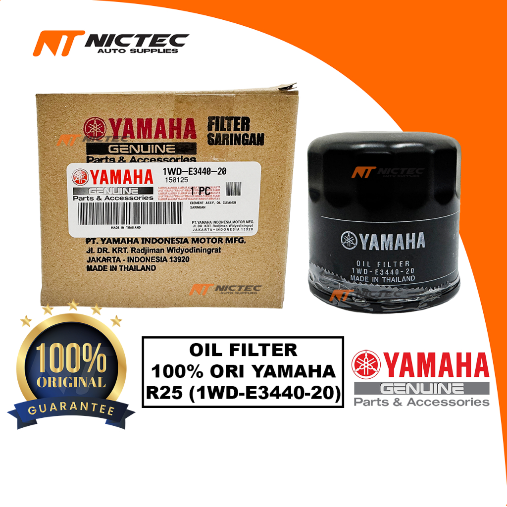 R25 OIL FILTER ORIGINAL YAMAHA 1WD-E3440-10 1WD-E3440-20 XJ6 MT07 MT09 ...