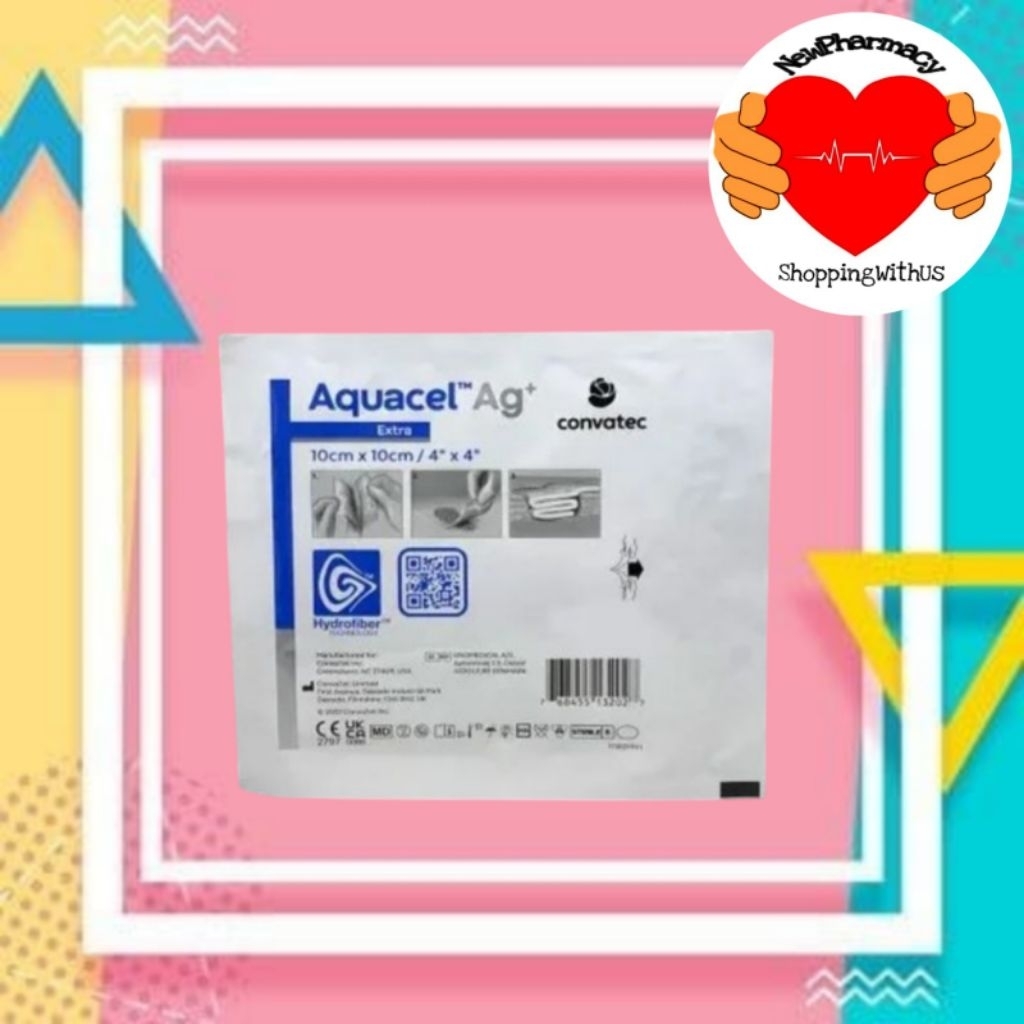 Aquacel Ag+ Extra 413567 10cmx10cm 1's (Exp-09/2026) | Shopee Malaysia