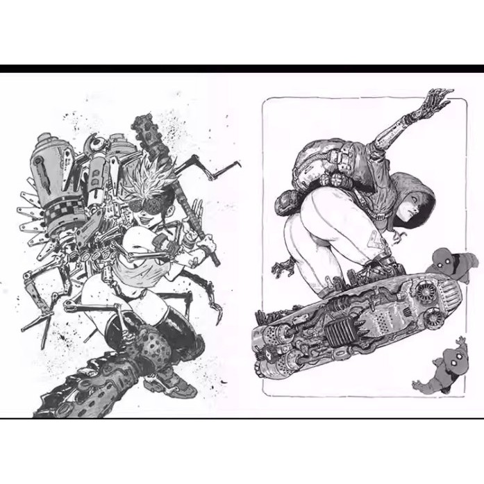 DIRTY IRON SKETCHBOOK 乱铁个人手稿集插画画集| Shopee Malaysia