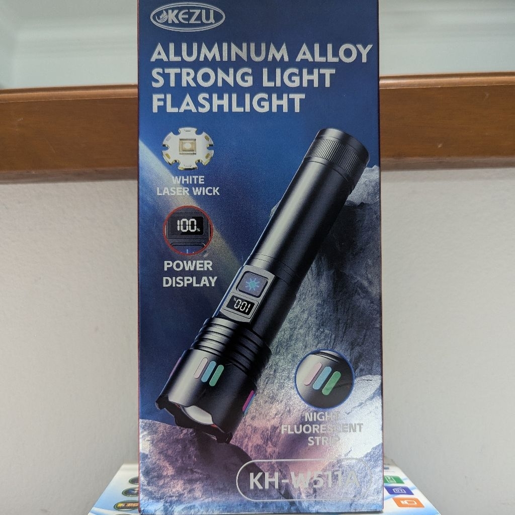 KEZU KH-W510/KH-519 Super Bright Flashlight – Rechargeable Tactical ...