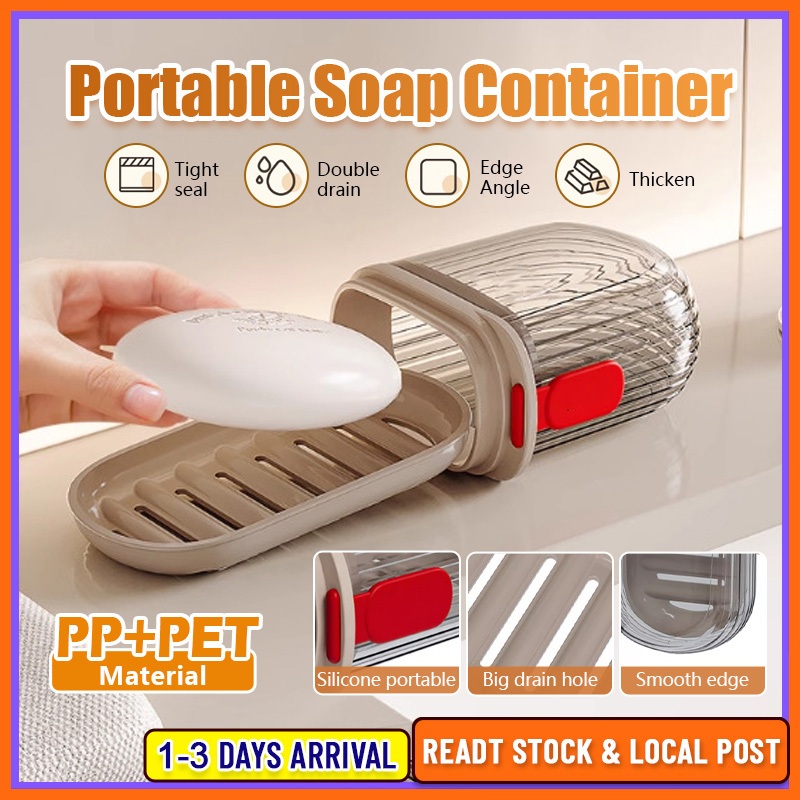 Soap Box Travel Soap Container with Sealing Lid Bathroom Supplies ...