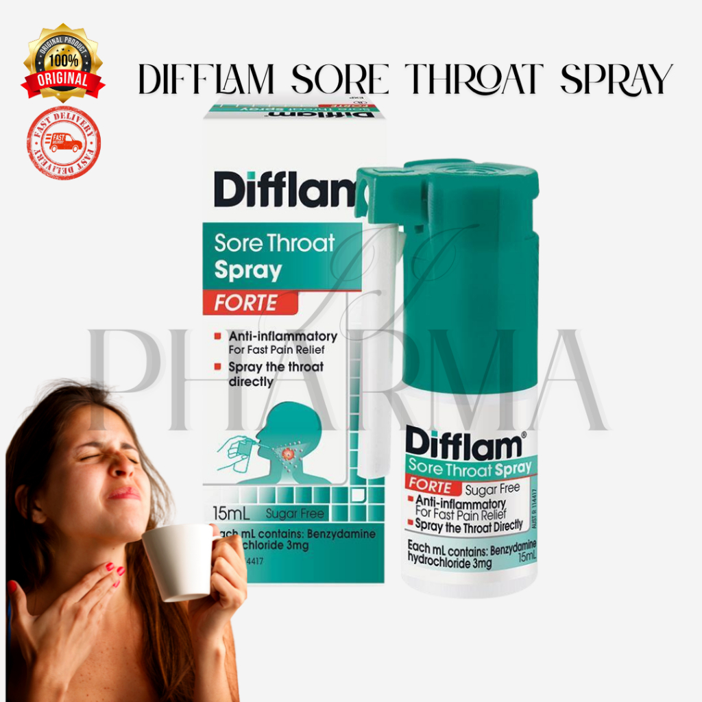 DIFFLAM Forte Anti Inflammatory Throat Spray 15ml | Shopee Malaysia