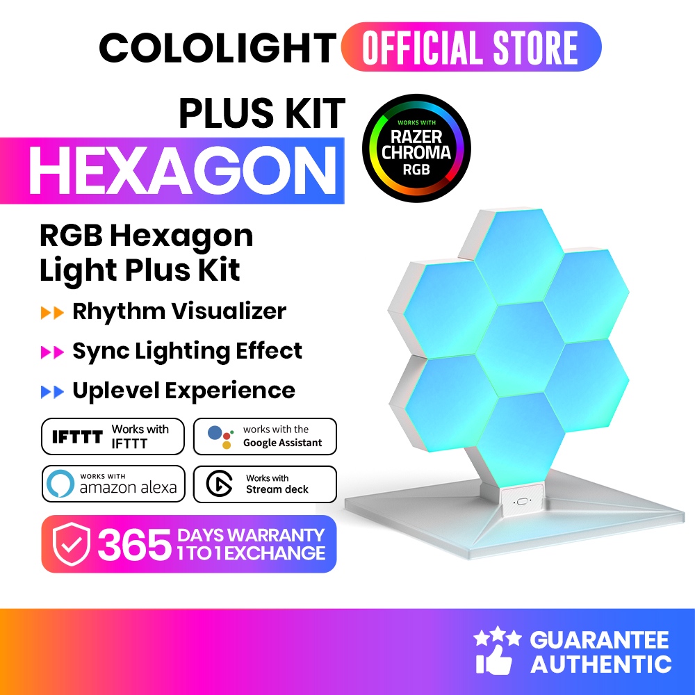 COLOLIGHT PLUS Creative Geometry Assembly Smart Control Panel Light ...