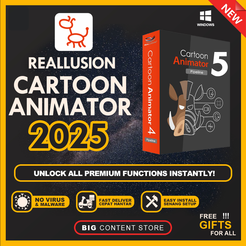 Reallusion Cartoon Animator 5.33 Pipeline + Resource Pack💯 EASY INSTALL ...