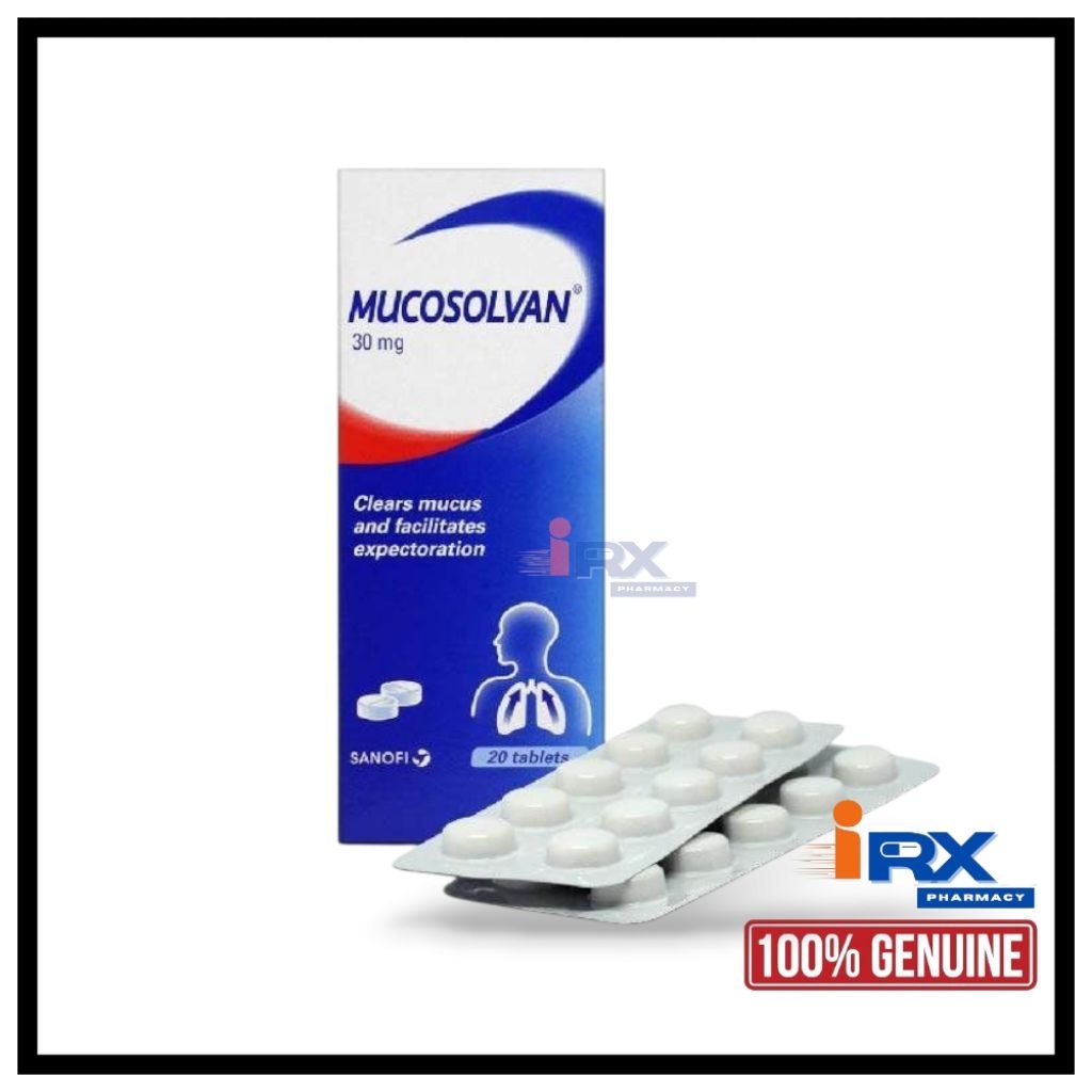 Mucosolvan 30mg Tablets (50's) | Helps dissolve mucus | Shopee Malaysia
