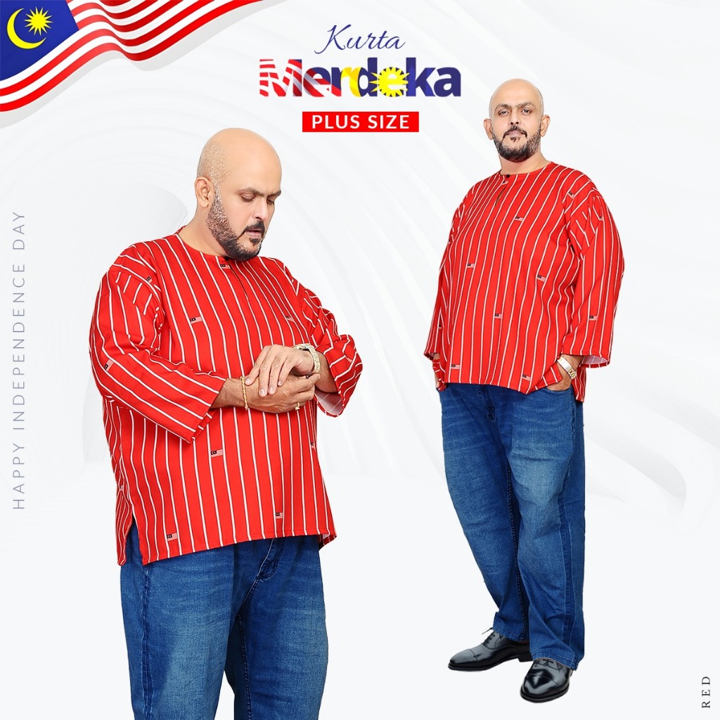 Merdeka 2025 Viral Plus size kurta for men by Naila Collection Dewasa ...