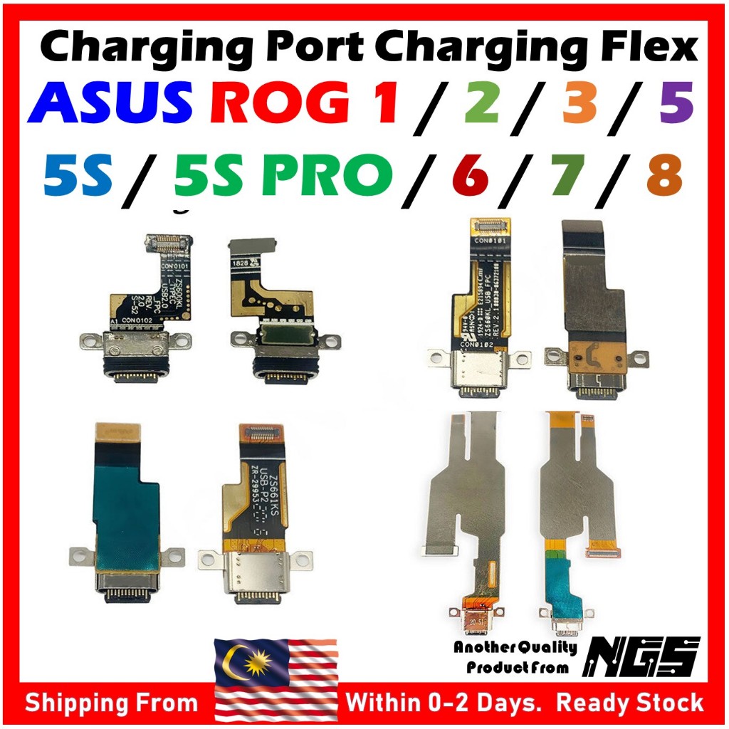 ORIGINAL NGS Charging Port Ribbon For ASUS Rog Phone 1 / ROG 2 / ROG 3 ...