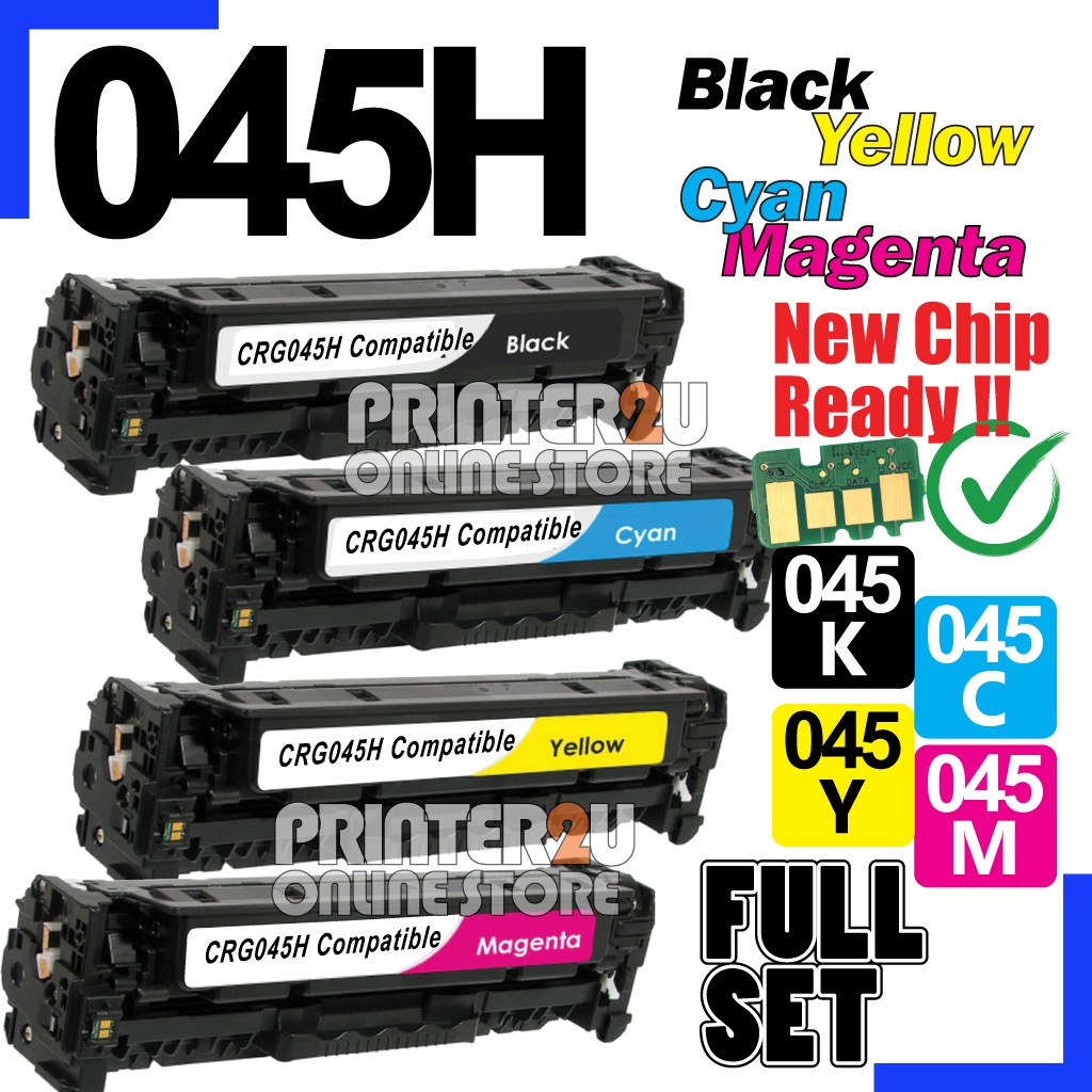 Cartouche Toner Compatible Canon CRG 045H XXL - Pour Imprimantes LBP 610, 611Cn, 613Cdw Et Autres Modèles