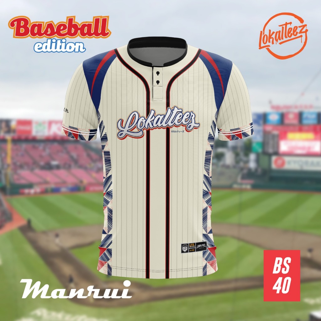 LOKALTEEZ BS40 Baseball Edition MANRUI RJPK 180GSM UNISEX | Shopee Malaysia