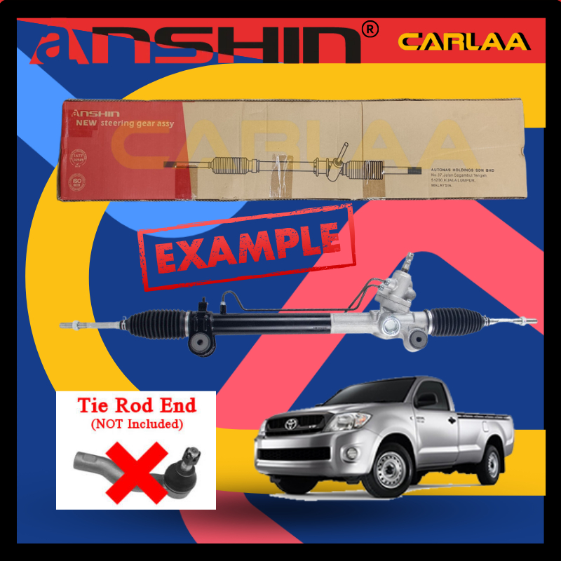 ANSHIN JAPAN QUALITY TOYOTA HILUX KUN25 KUN26 4WD POWER STEERING RACK ...