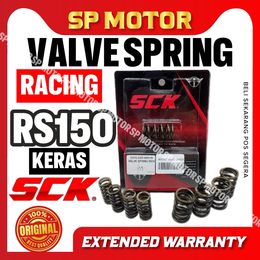 RS 150 RS150 RACING VALVE SPRING KERAS TAHAN 100% ORIGINAL SCK RACING ...