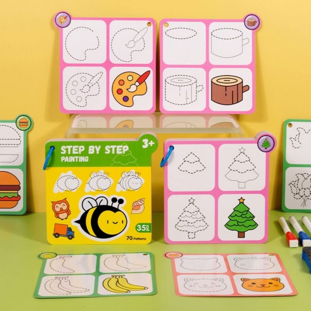 Step By Step Simple Drawing 70 pattern Drawing Book Children Early ...