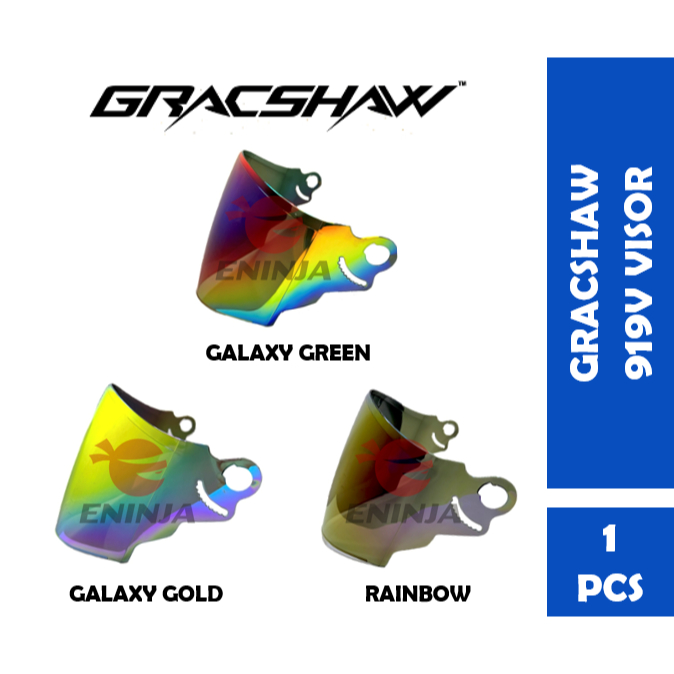 GRACSHAW Glazzo G919i Dualtone Visor Rainbow/ Galaxy Gold/ Galaxy