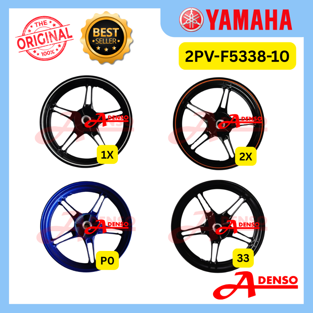 Y15 YSUKU REAR CAST WHEEL, SPORTRIM BELAKANG (ORIGINAL100%YAMAHA) 2PV ...